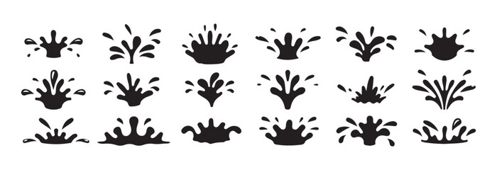 Clean Transparent Water Splash – Vector Art for Refreshing Themes. Victor illustration eps 10