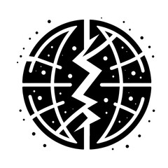 crack, black and white, image, vector, wallpaper