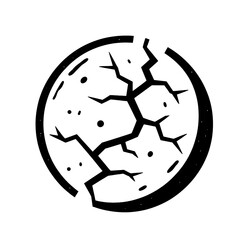 crack, black and white, image, vector, wallpaper