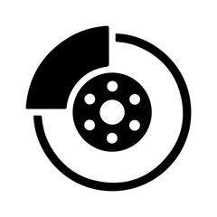 brakes glyph icon