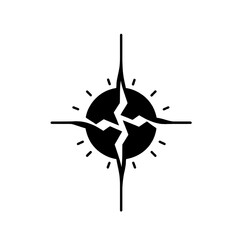 crack, black and white, image, vector, wallpaper
