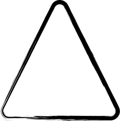 Brush rounded triangle. Concept art
