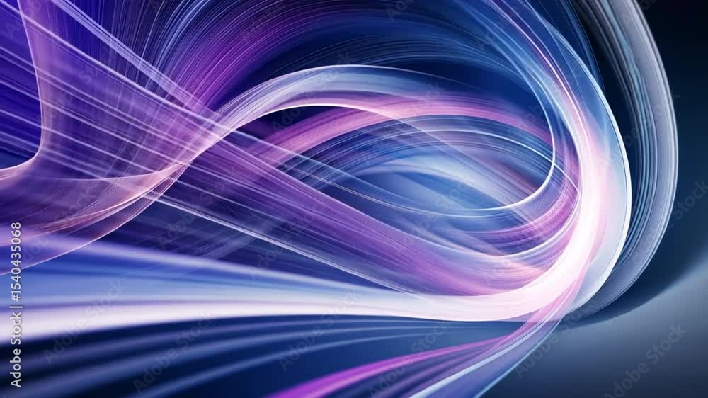 Poster abstract swirls of color: an eye-catching display of swirling lines, rendered in a palette of blues,