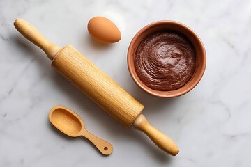Close-Up of Homemade Cookie Dough on Table