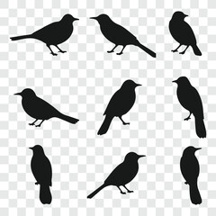 Flat and Minimal crow icon vector illustration isolated on white background an bart icon