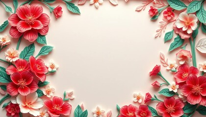Intricate paper cut design; floral frame, serene visage,  silhouette,   texture