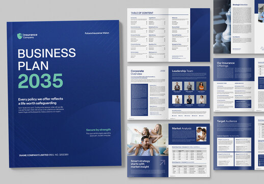 Business Plan Template for Project Proposals, Investor Documents & Research Reports