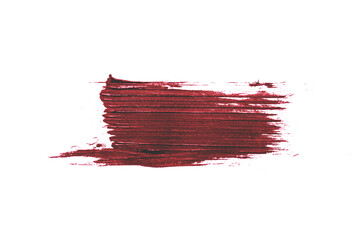 Red Brush Stroke Texture Design Element, Transparent Background