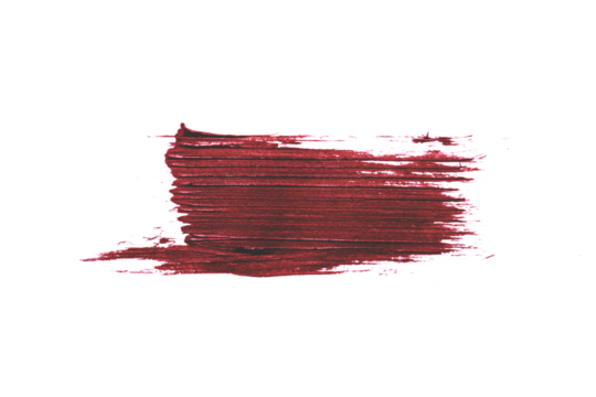 Red Brush Stroke Texture Design Element, Transparent Background - Powered by Adobe