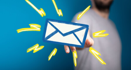 Quick email sending, instant messaging, online communication, digital correspondence.