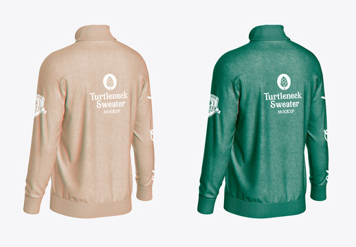 Turtleneck Sweater Mockup