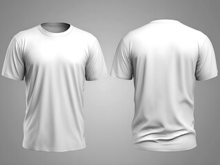 Blank white t-shirt mockup (3)