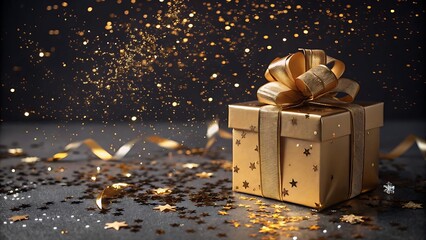 golden gift box