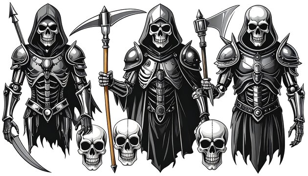 Grim Reapers Armored Skeletons.