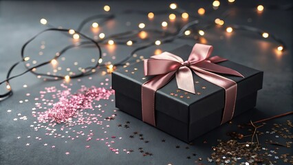 christmas background with gift boxes