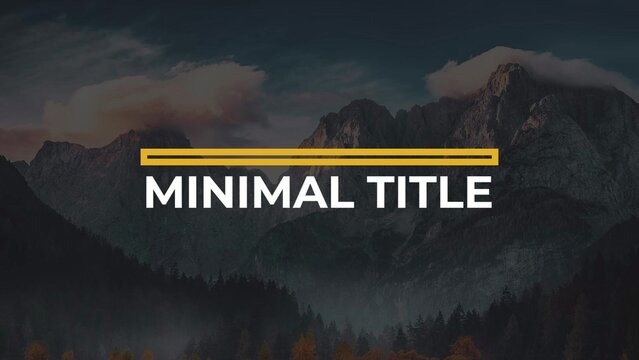 Minimal Title 01