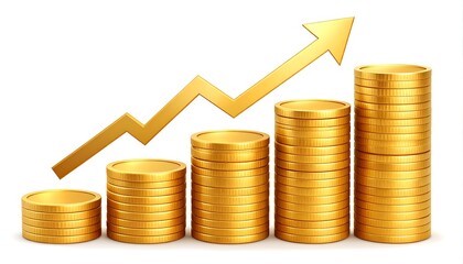 Growing Gold Coin Stacks.