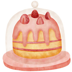 Cute and delicious cakes, hand drawn