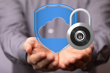 Cloud security, data protection, cybersecurity, digital safety, online privacy, secure storage,...