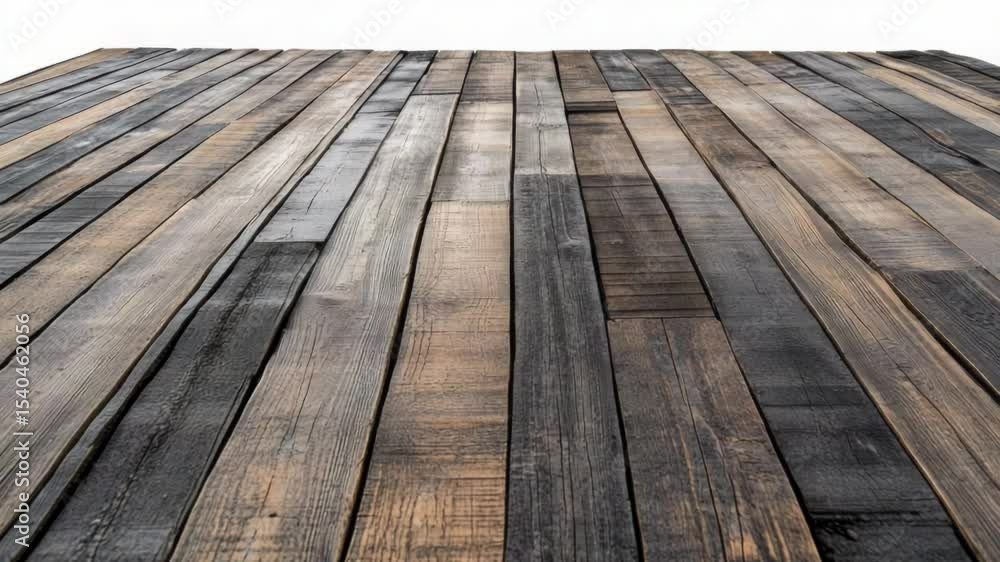 Poster a close-up shot of a wooden floor with a white background, ideal for use in interior design or archi