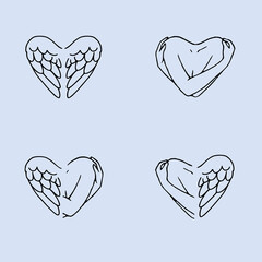 Angel Hug symbol tattoo