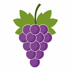 Grapevine Summer Vacation Vector Illustration AI Generated Travel Graphic on White Background