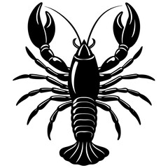 Lobster-sketch  Summer Vacation Vector Illustration AI Generated Travel Graphic on White Background