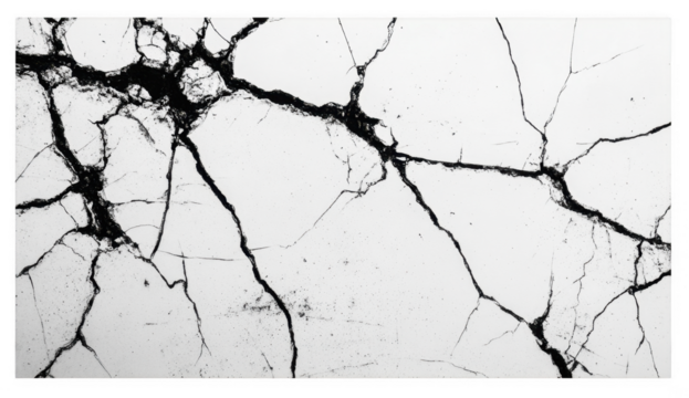 Cracked White Surface Texture