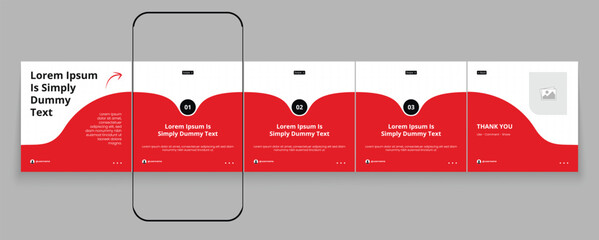 Tips Instagram social media carousel post template or LinkedIn carousel banner collection