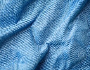 light blue denim fabric texture background stone washed effect creates soft look minimalist style modern neutral color palette detailed diagonal lines wrinkled suitable for apparel interior