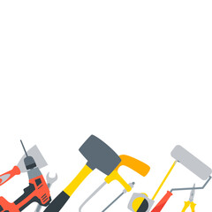 Construction Tools Illustration