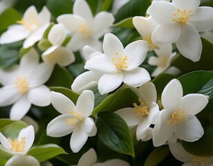Fototapeta premium jasmine plant background close up