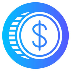 coin gradient icon