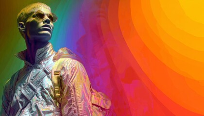 Fototapeta premium Stylish Man with Sunglasses