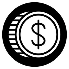 coin glyph icon