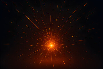 Fototapeta premium fireworks in the night sky