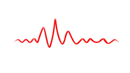Cardiac Pulse: A visual representation of a healthy heartbeat pulsates with vibrant red, capturing the essence of vitality, health, and the rhythm of life.