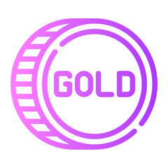 gold gradient icon