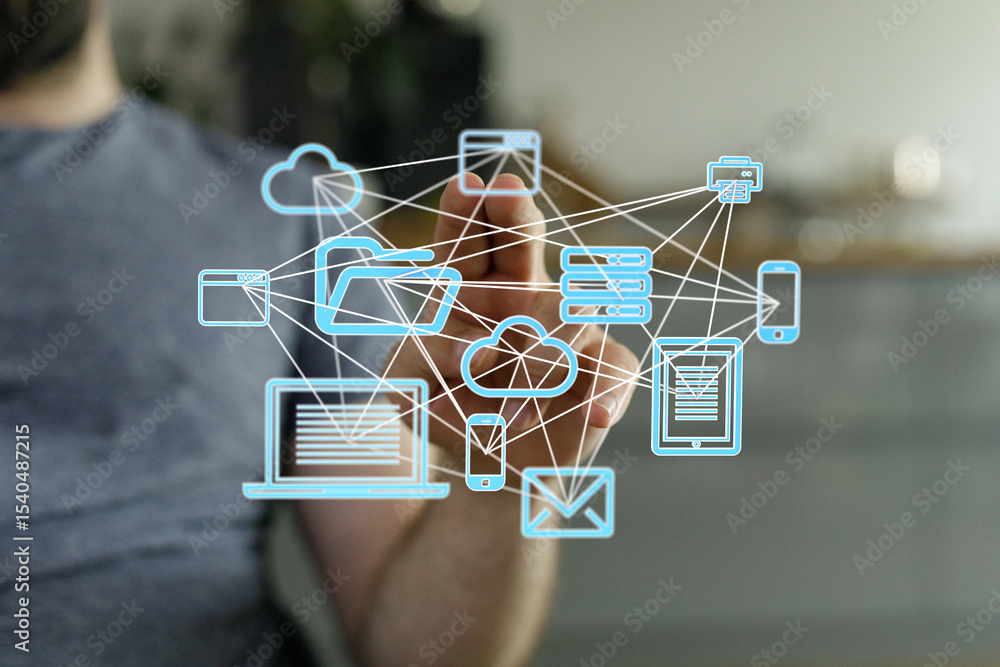 Poster Seamless data access across devices.  Cloud storage, file sharing, and more.