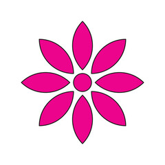 Fototapeta premium abstract flower vector illustration