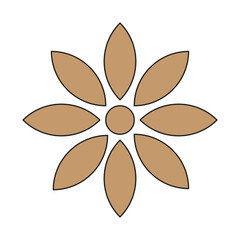 abstract flower vector illustration