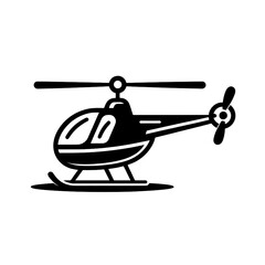 vector illustration of a helicopter, helicopter, black and white, image, vector, wallpaper