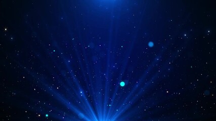 Beautiful abstract background blue lights animation. Bright motion texture for technology concept design. Futuristic virtual stage product showcase. ward ceremony event, Digital Art, Modern background - Powered by Adobe