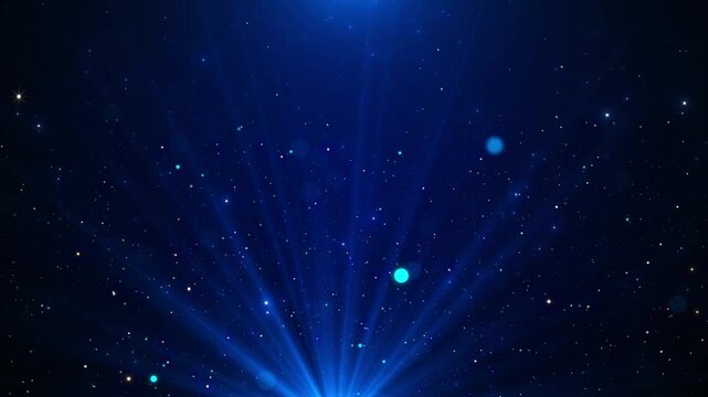 Beautiful abstract background blue lights animation. Bright motion texture for technology concept design. Futuristic virtual stage product showcase. ward ceremony event, Digital Art, Modern background