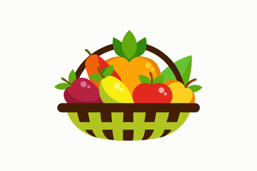 basket with fruits