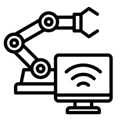 Connected Devices  Icon Element For Design	