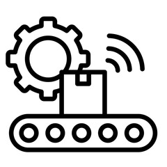 Smart Production  Icon Element For Design	