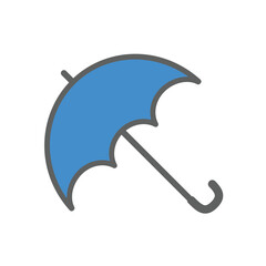 umbrella icon , template, flat, design, vector, illustrations, education, style, trendy, collections