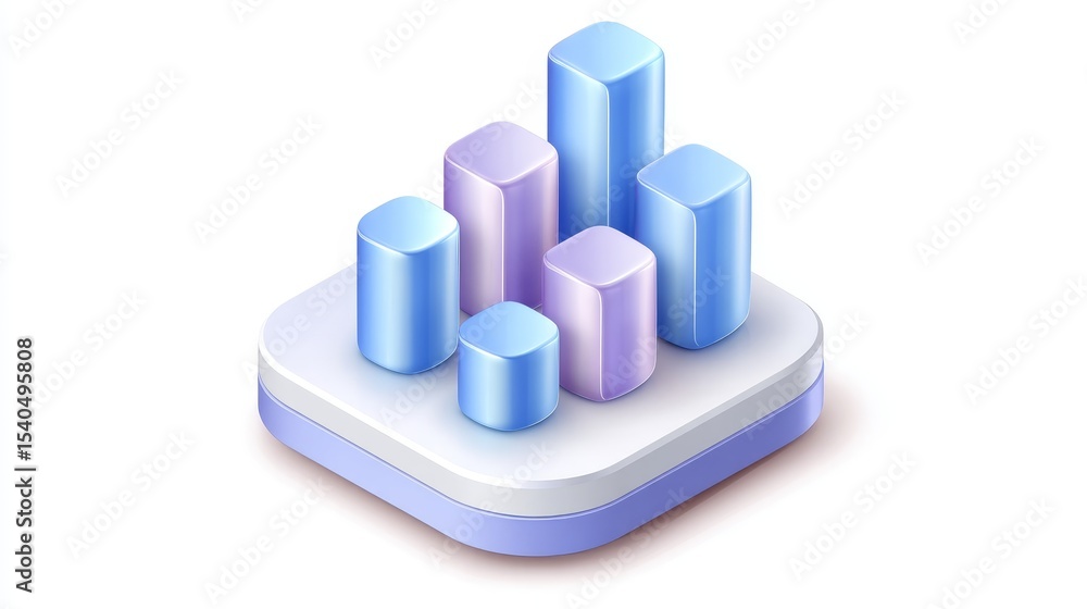 Poster esg analytics dashboard overview digital workspace isometric visualization data insights business st