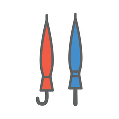 umbrella icon , template, flat, design, vector, illustrations, education, style, trendy, collections